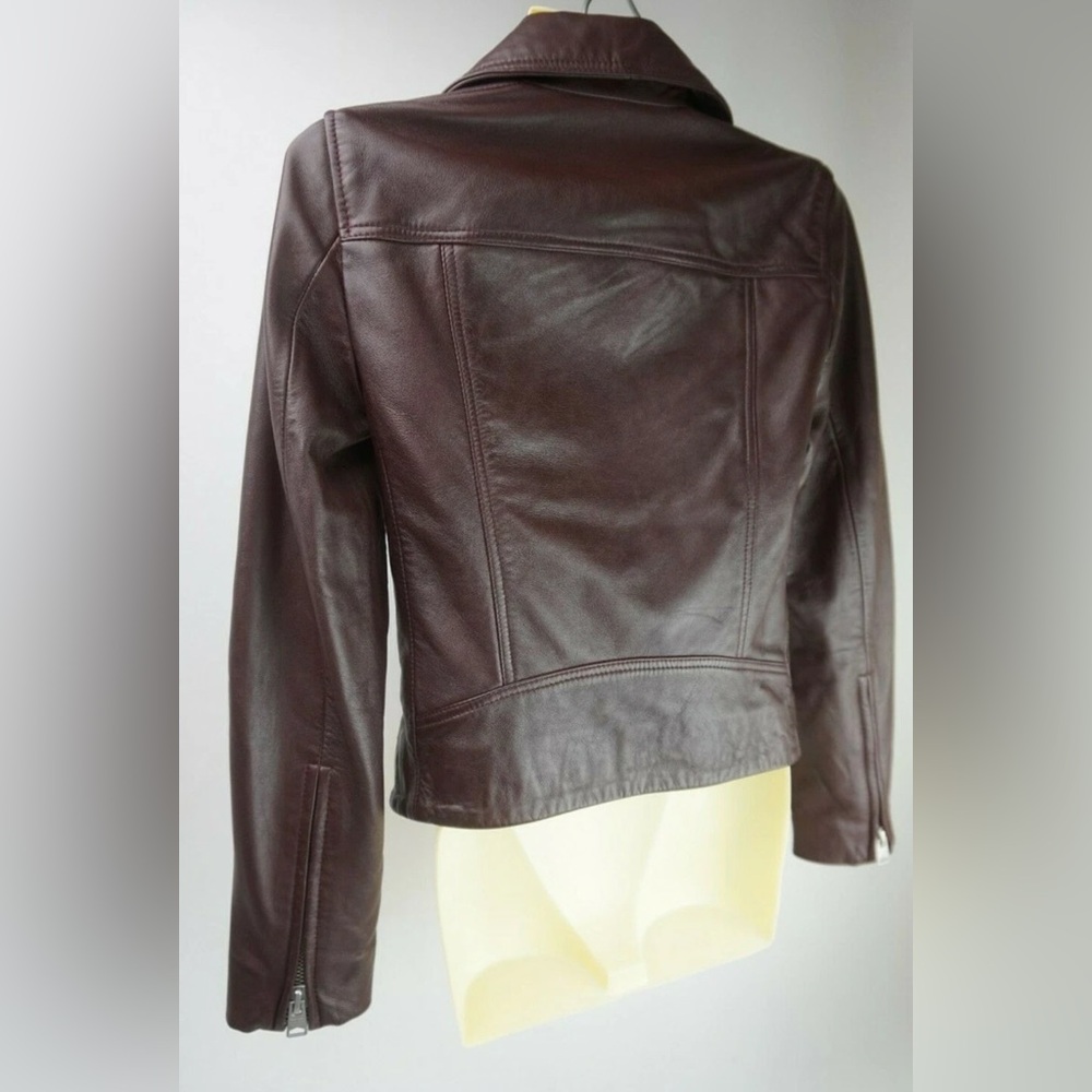 All Saints Dalby leather jacket - Picture 4 of 6